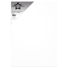 Paper Favourites PFSS114 - Mirror A4 Ivory 250g 5 ark 