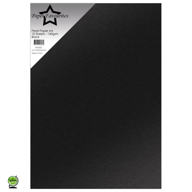 Paper Favourites PFSS303 - Pearl A4 sort 140g 10 ark