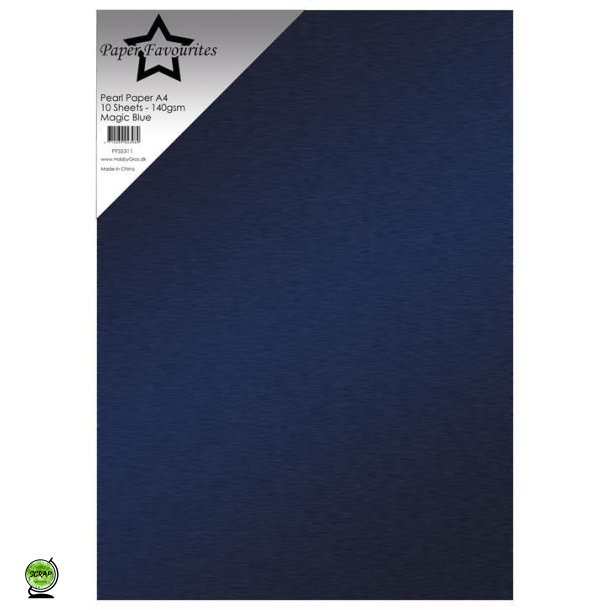 Paper Favourites PFSS311 - Pearl A4 Magic Blue 140g 10 ark