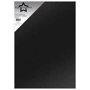 Paper Favourites PFSS403 - Pearl A4 Black 240g 10 ark