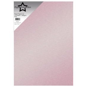 Paper Favourites PFSS407 - Pearl A4 Pink 240g 10 ark
