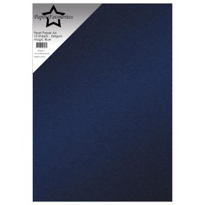 Paper Favourites PFSS411 - Pearl A4 Magic Blue 240g 10 ark