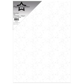 Paper Favourites PFSS603 - Star Rain Super White 130g 10 ark