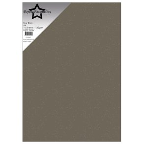 Paper Favourites PFSS609 - Star Rain Light Grey 130g 10 ark