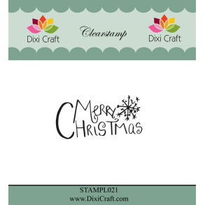 Dixi Craft STAMPL020 - stempel Merry Christmas