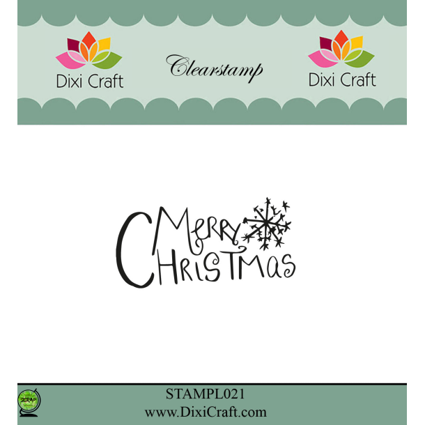 Dixi Craft STAMPL020 - stempel Merry Christmas