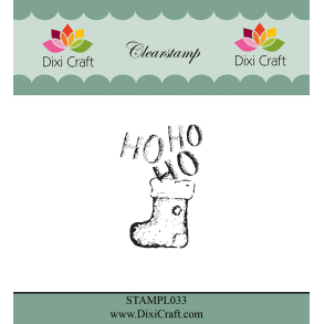 Dixi Craft STAMPL033 - stempel julesok HO HO HO