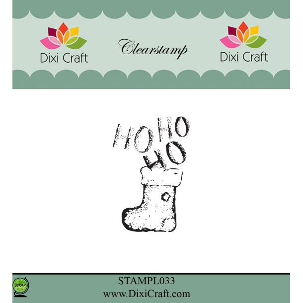 Dixi Craft STAMPL033 - stempel julesok HO HO HO