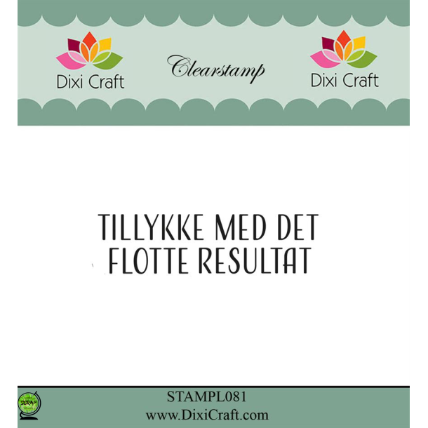 Dixi Craft STAMPL081 - stempel danske tekster