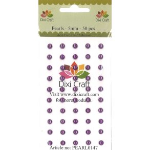 Dixi Craft PEARL0147 - Halvperler 5 mm rosa