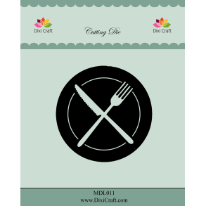 Dixi craft MDL011 - Dies Tallerken med bestik