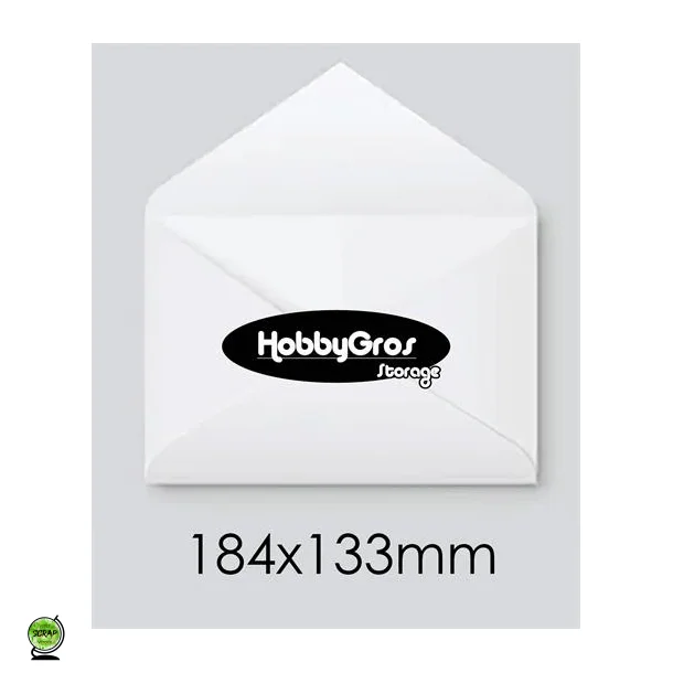 Kuvert 294085 - 5x7" hvid 25 stk.