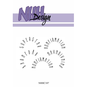NHH Design NHHC187 - Stempel Danske Tekster runde