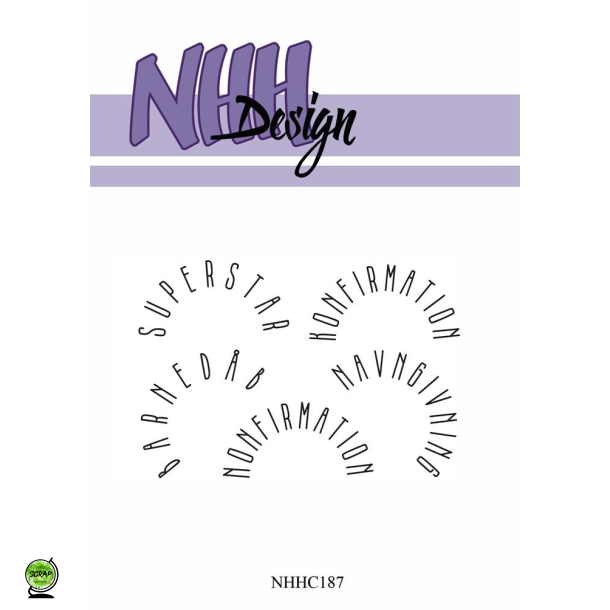 NHH Design NHHC187 - Stempel Danske Tekster runde