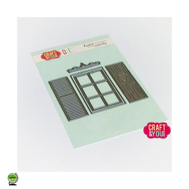 Craft &amp; You CW248 - Dies Vindue med skodder