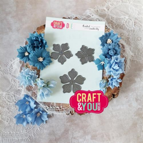 Craft & You CW257 - Dies Magda's flower 2