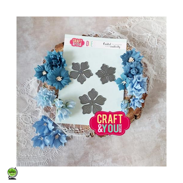 Craft &amp; You CW257 - Dies Magda's flower 2