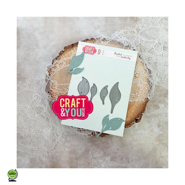 Craft &amp; You CW259 - Dies Magda's Leaves set