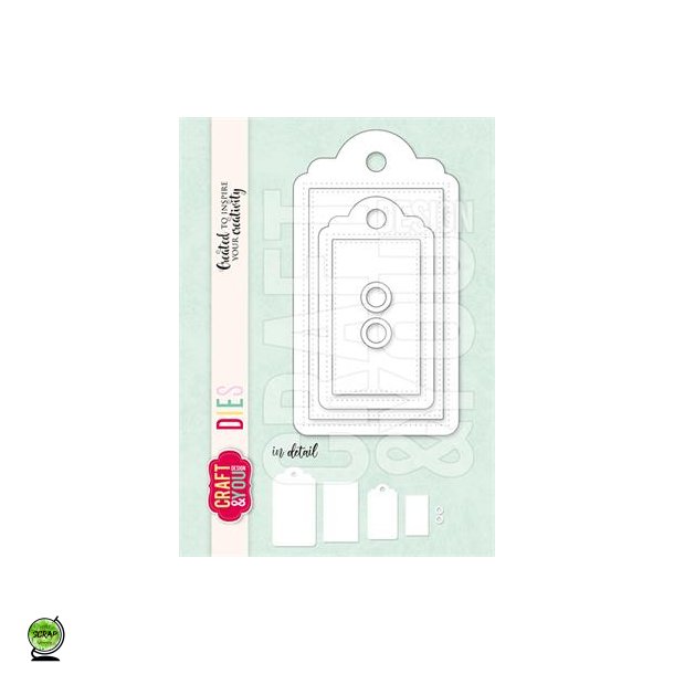 Craft &amp; You CW269 - Dies Tags set