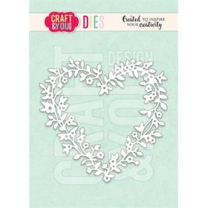 Craft & You CW281 - Dies Blomsterhjerte