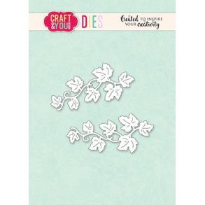 Craft & You CW337 - Dies Ivy twigs (efeu)