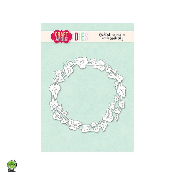 Craft &amp; You CW338 - Dies Ivy Wreath (efeu krans)
