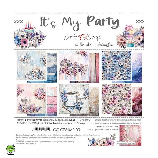 Craft O'Clock CC-C75-IMP-00 - It's My Party 30,5x30,5 cm