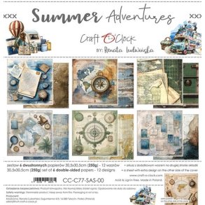 Craft O'Clock CC-C77-SAS-00 - Summer Adventures 30,5x30,5 cm