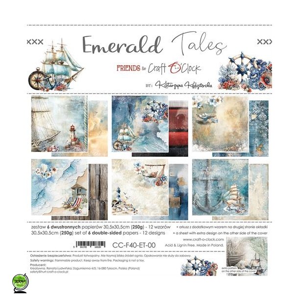 Craft O'Clock CC-F40-ET-00 - Emerald Tales 30,5x30,5 cm