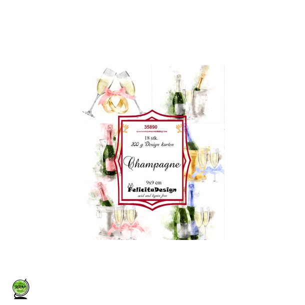 FelicitaDesign 35890 - Champagne 9x9 cm
