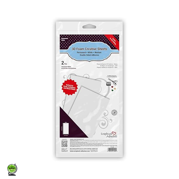3D Foam creative sheets 150x305x2mm 2 stk.