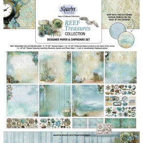 3QuarterDesigns Reef Treasures 30,5*30,5 cm
