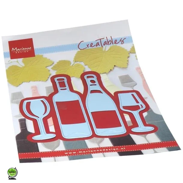 Marianne Design COL1482 - Dies Wine tasting