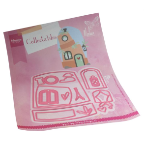 Marianne Design COL1527 - Dies Flowerpot house