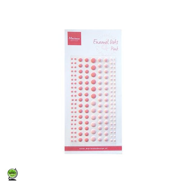 Marianne Design PL4517 - Enamel dots rosa/pink