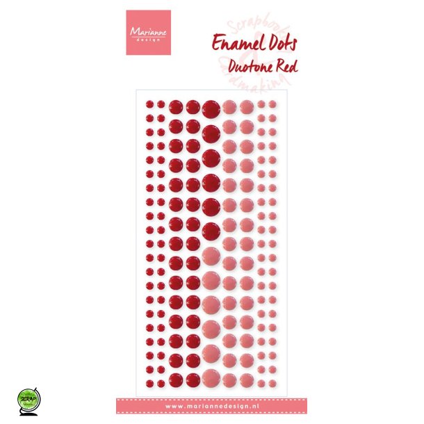 Marianne Design PL4521 - Enamel Dots Duotone Red