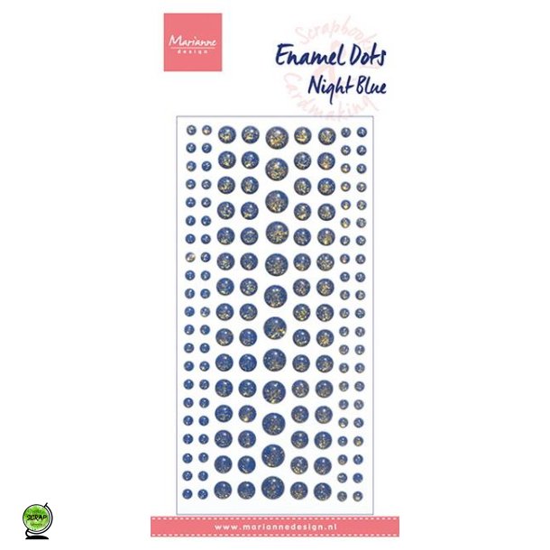 Marianne Design PL4525 - Enamel Dots Night Blue
