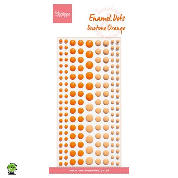Marianne Design PL4528 - Enamel dots orange