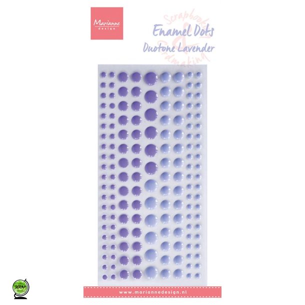 Marianne Design PL4529 - Enamel Dots Duotone Lavender
