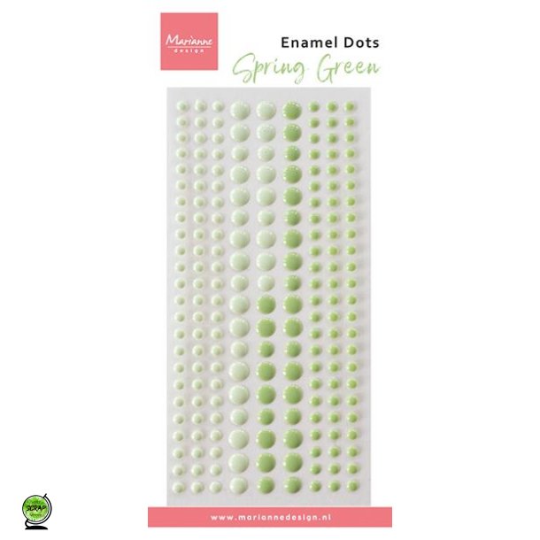 Marianne Design PL4533 - Enamel Dots Spring green
