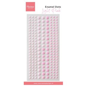 Marianne Design PL4534 - Enamel Dots Light Pink
