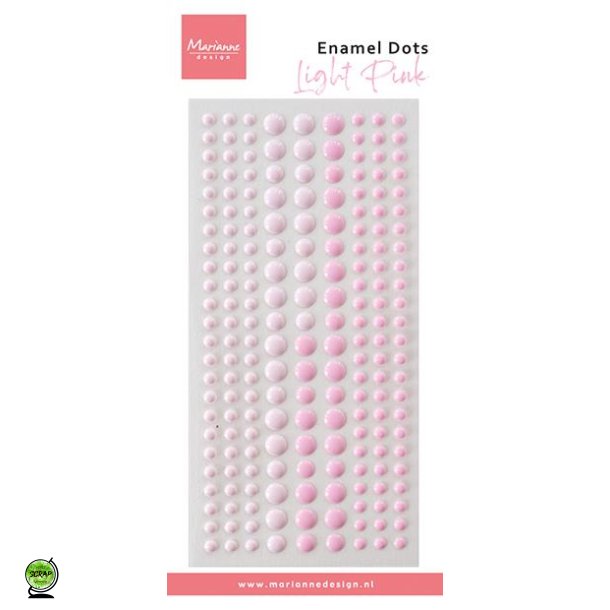 Marianne Design PL4534 - Enamel Dots Light Pink