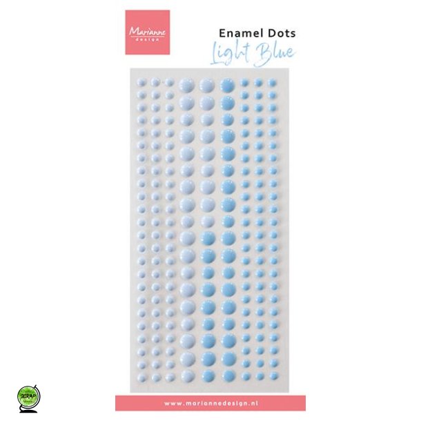 Marianne Design PL4535 - Enamel Dots Light Blue