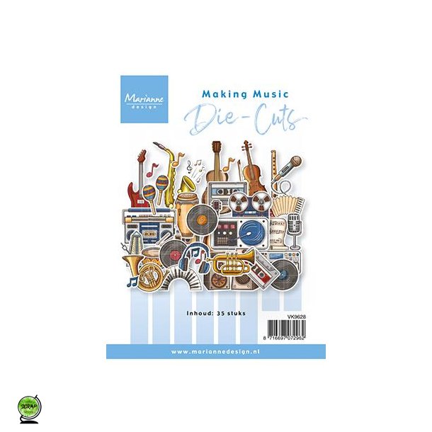 Marianne Design VK9628 - Die Cuts Making Music