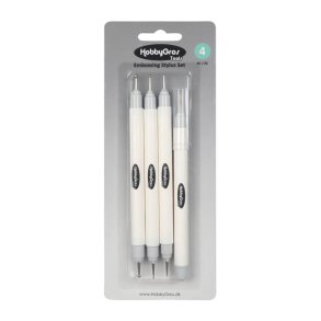 HobbyGros HGT024 - Embossing tools set 4 dele