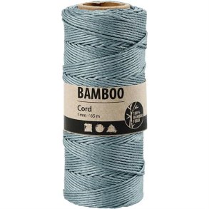 Bamboo cord 503487 1mmx65m dark turquise