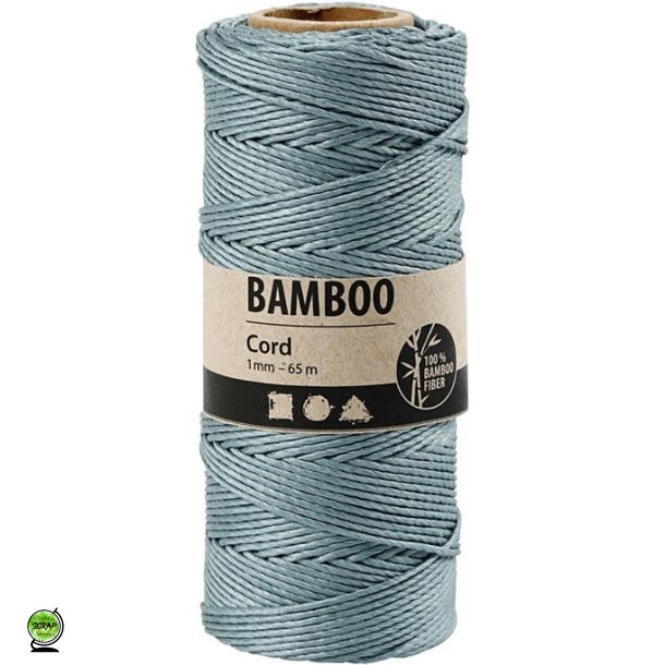 Bamboo cord 503487 1mmx65m dark turquise