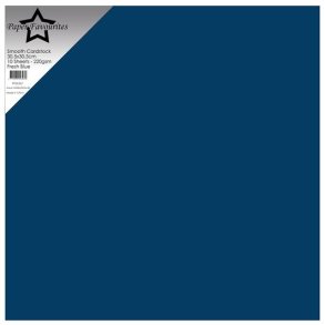Paper Favourites PFSS507 - Smooth Cardstock Frech Blue 30,5x30,5 cm 10 ark