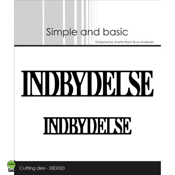 Simple and Basic SBD020 - Dies tekst Indbydelse