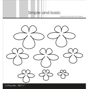 Simple and Basic SBD117 - Dies St med 8 blomster